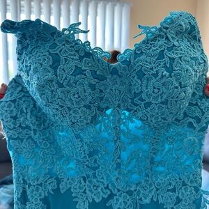 Teal dress